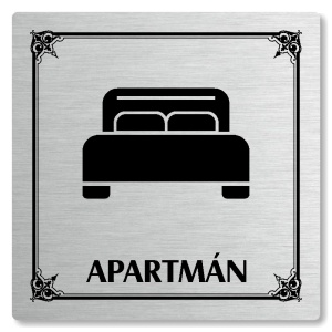 Apartmán, 148x148mm, stříbrná, Nebraska